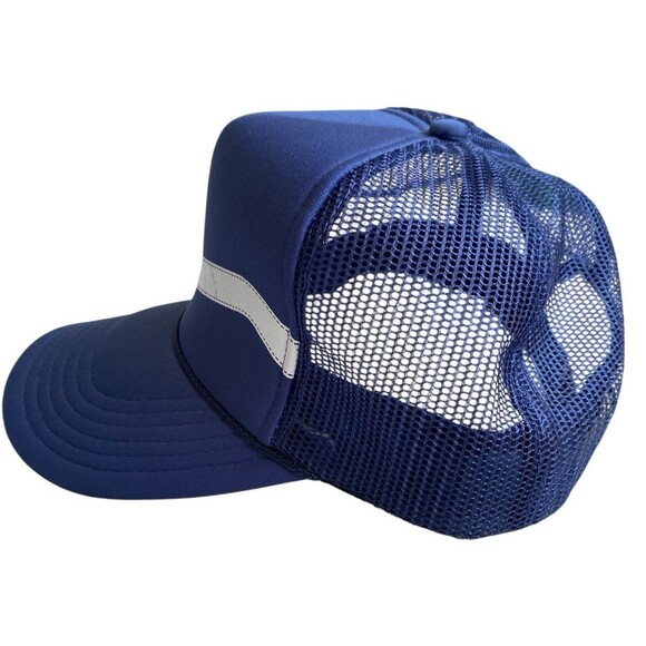 Cap VANS Otto Collection Blue TRUCKER Mesh SnapBack Hat Clean Moisture Wicking - Picture 4 of 7